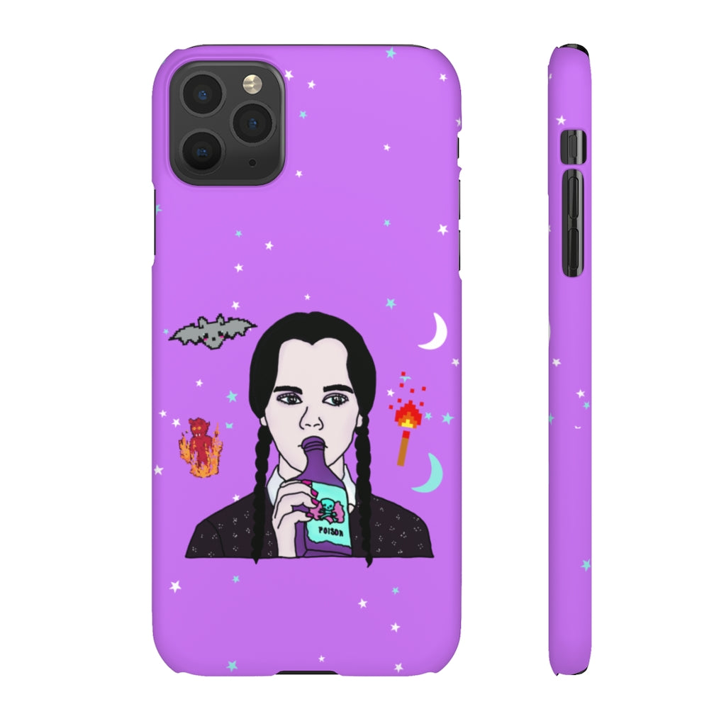 Wednesday Mood Phone Snap Case [purple]