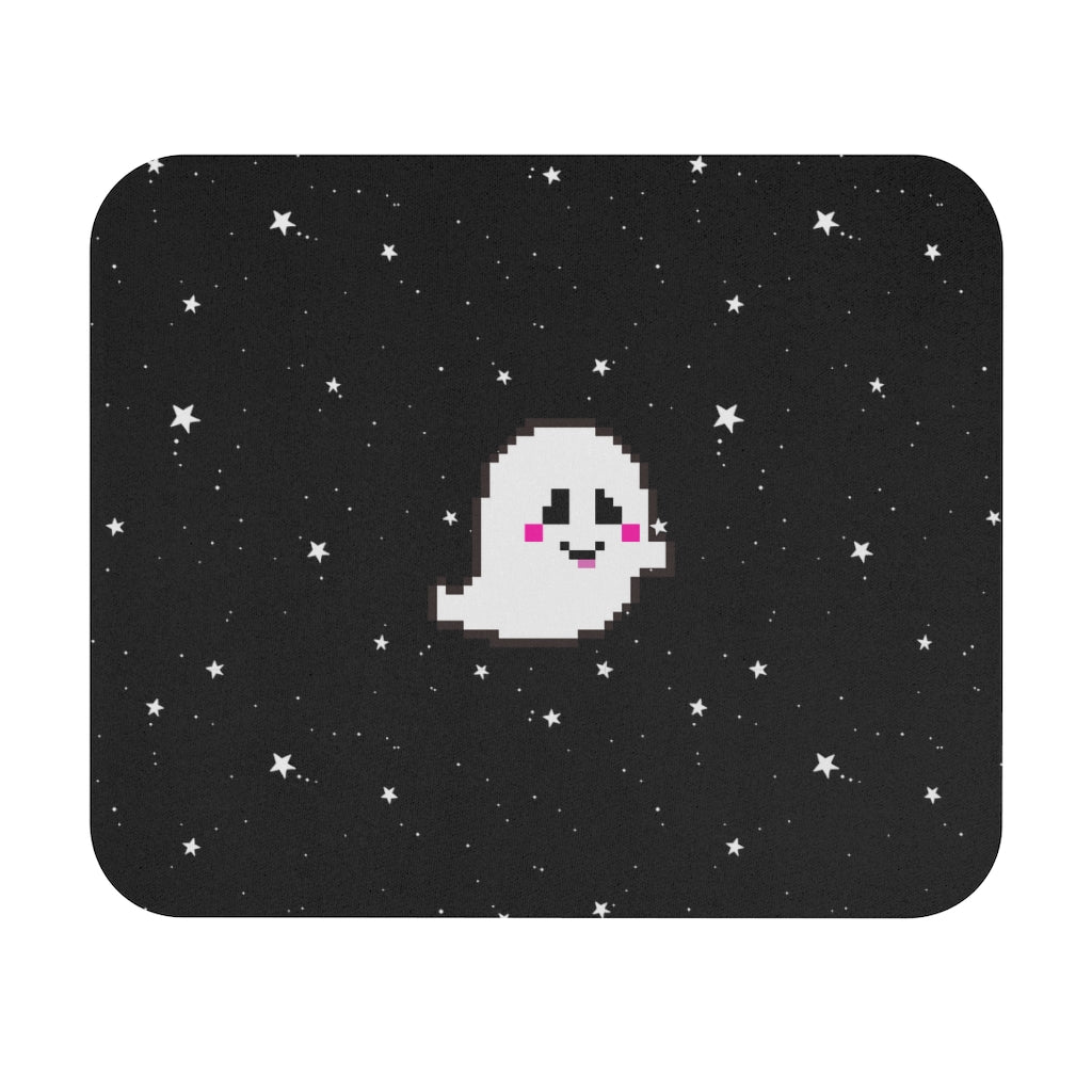 Grinning Ghostie Mouse Pad [black]