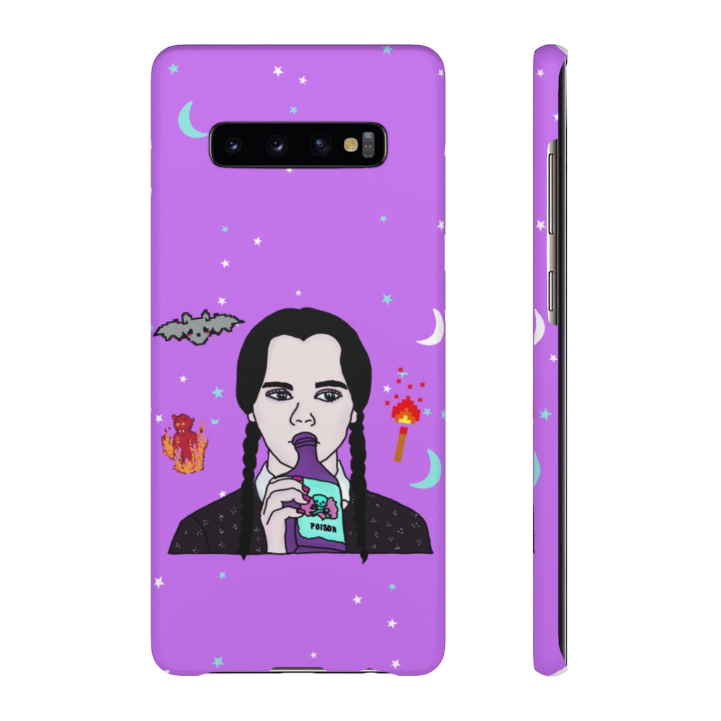 Wednesday Mood Phone Snap Case [purple]