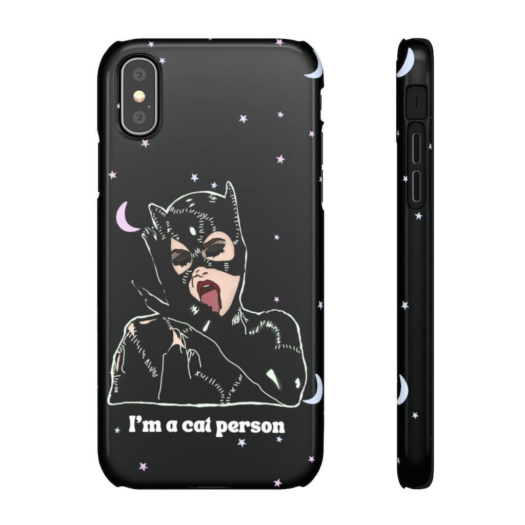"I'm a Cat Person" Phone Snap Case
