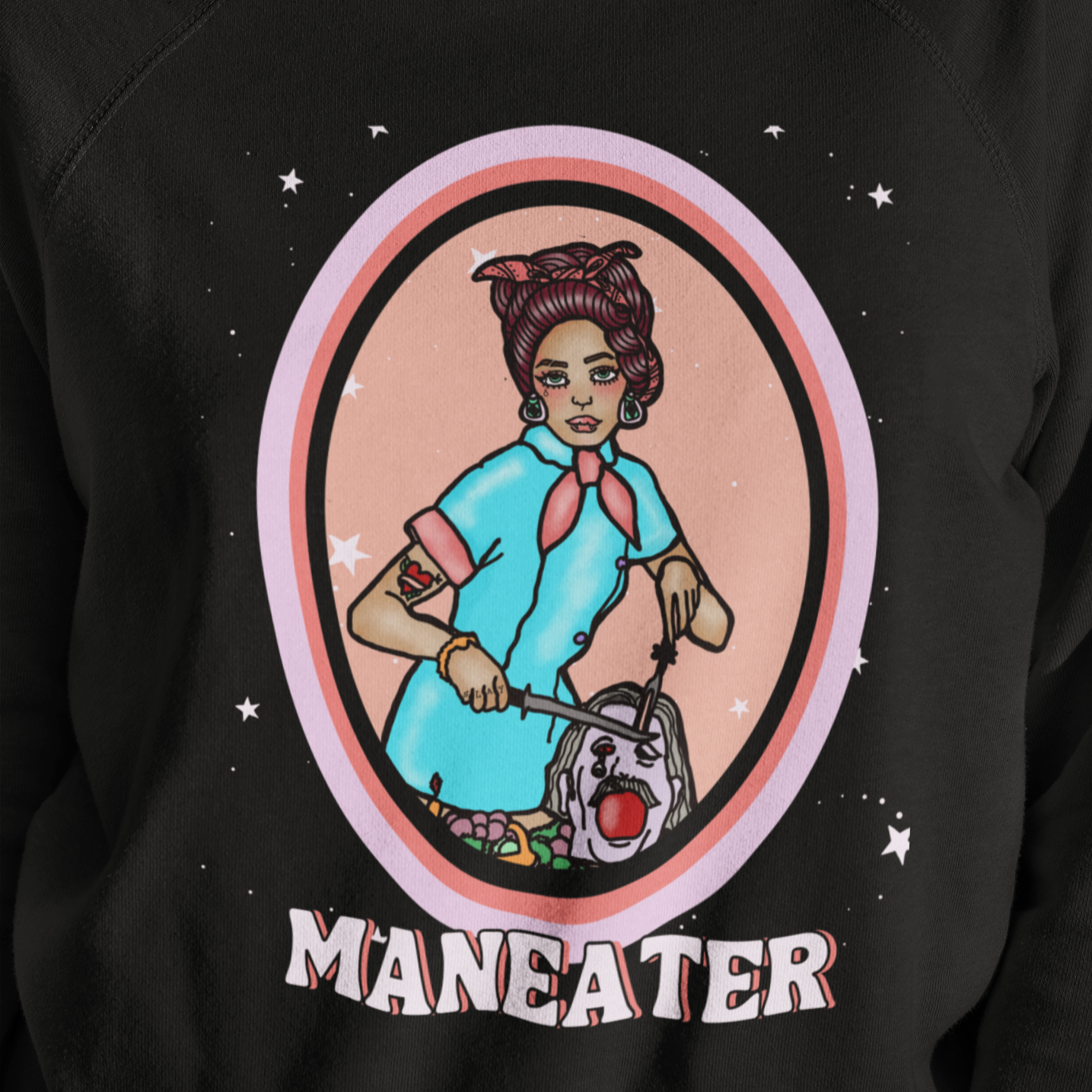 Man Eater Unisex Heavy Blend™ Crewneck Sweatshirt