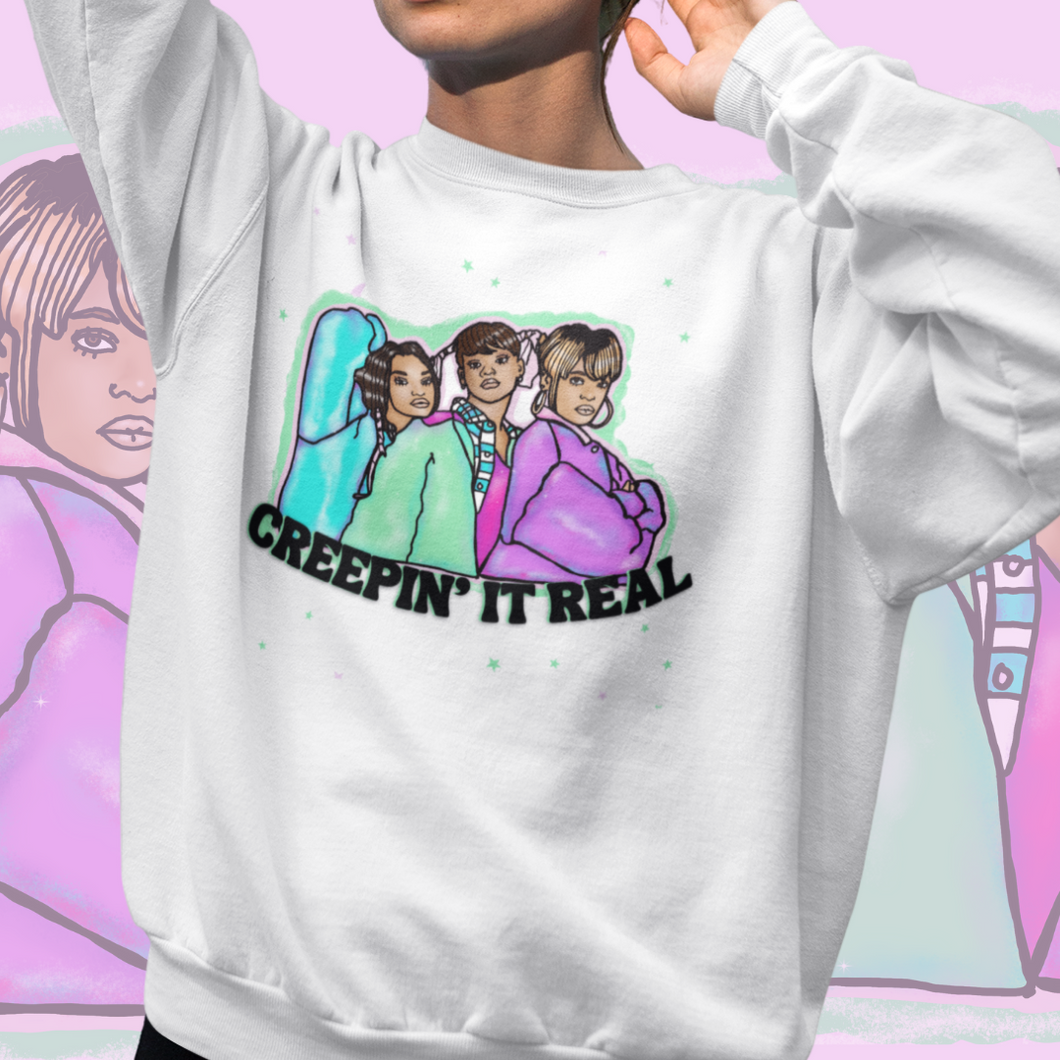 Creepin it Real TLC Crewneck Sweatshirt