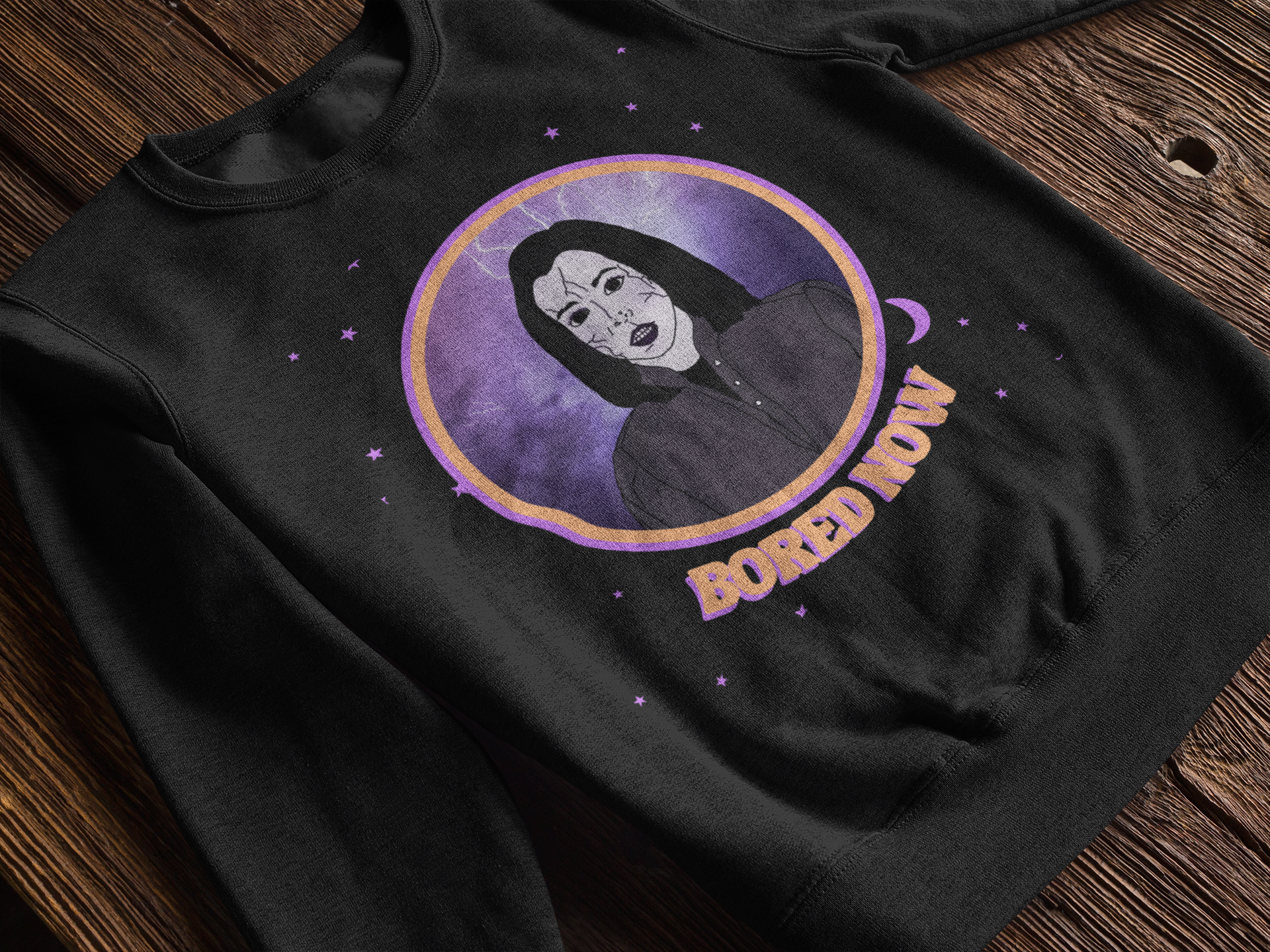 Bored Now Dark Willow Unisex Comfy Sweatshirt