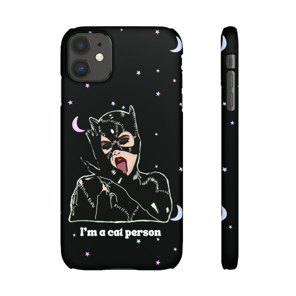 "I'm a Cat Person" Phone Snap Case