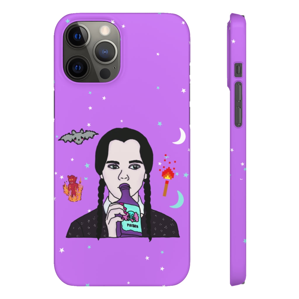 Wednesday Mood Phone Snap Case [purple]