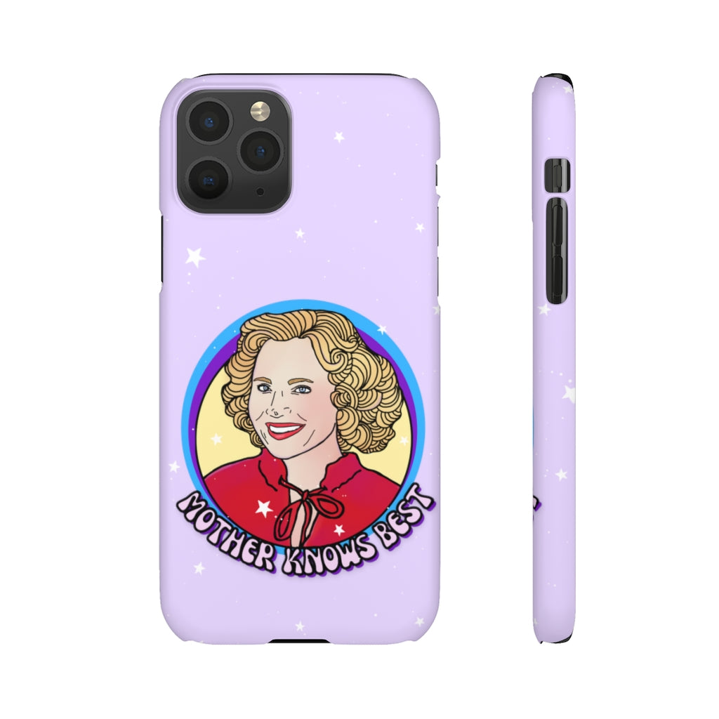 Kitty Forman "Mother Knows Best" Phone Snap Case [lilac]