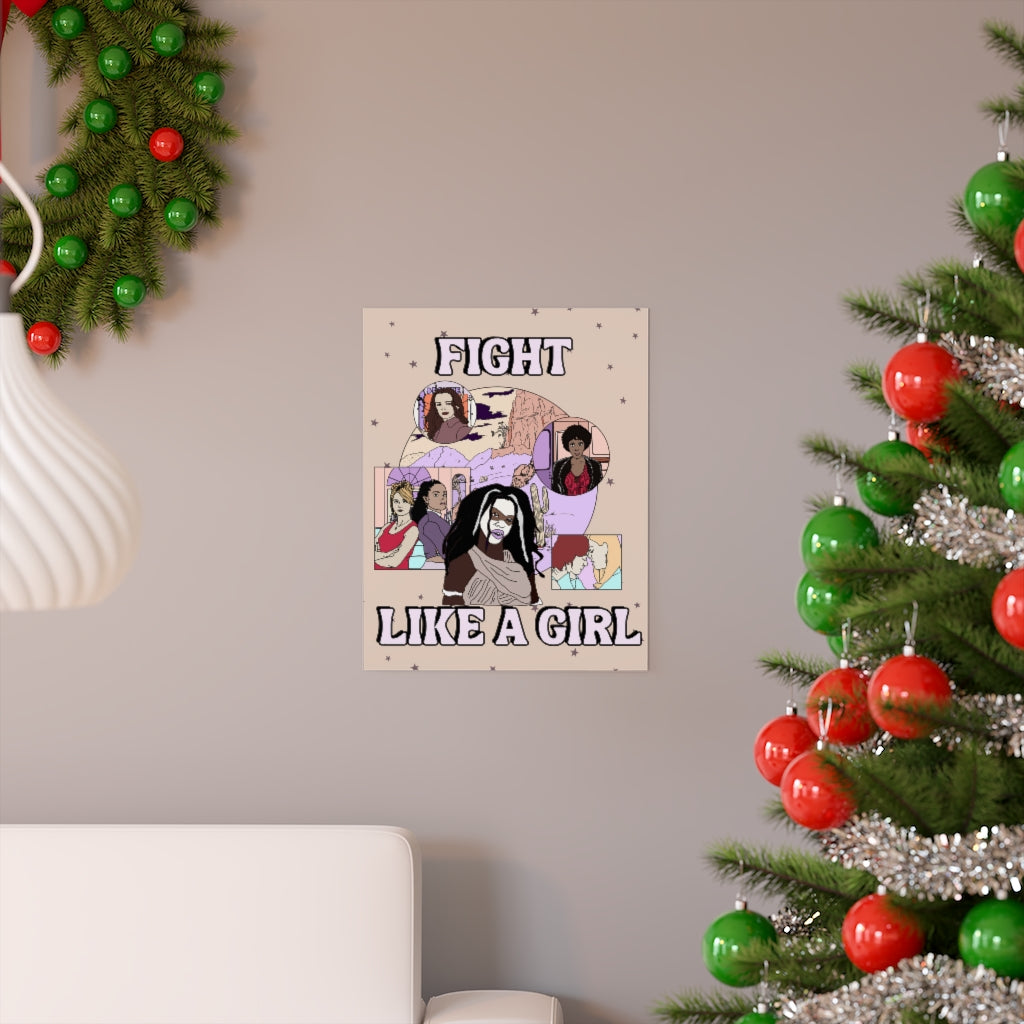 "Fight Like A Girl" Poster/ Archival Print