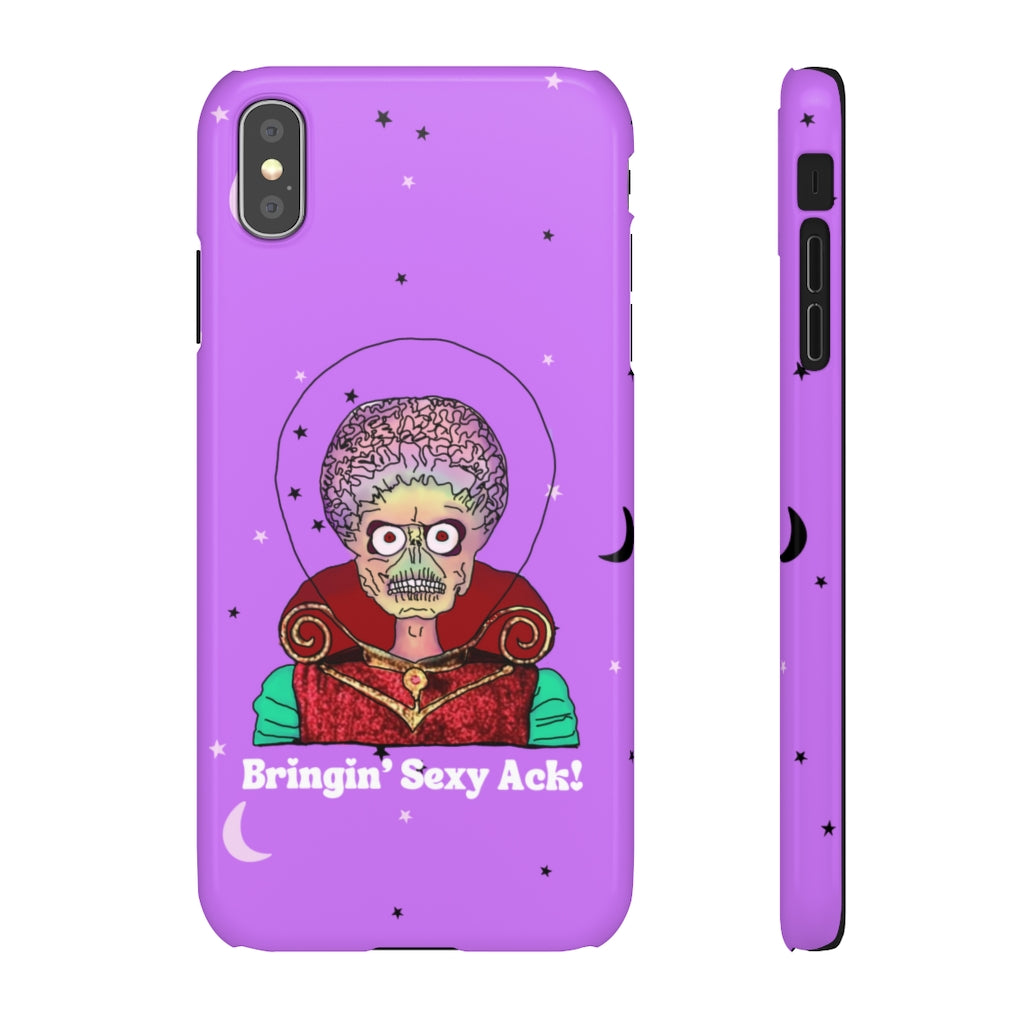 Mars Attacks "Bringin' Sexy Ack!" Phone Snap Case [purple]