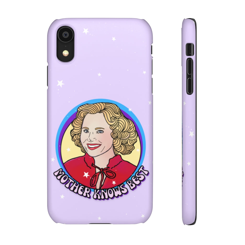 Kitty Forman "Mother Knows Best" Phone Snap Case [lilac]