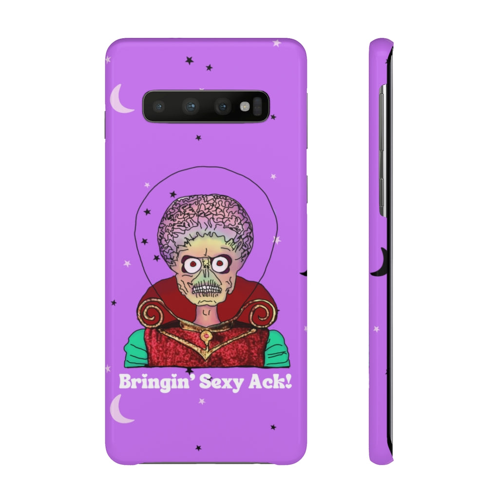 Mars Attacks "Bringin' Sexy Ack!" Phone Snap Case [purple]
