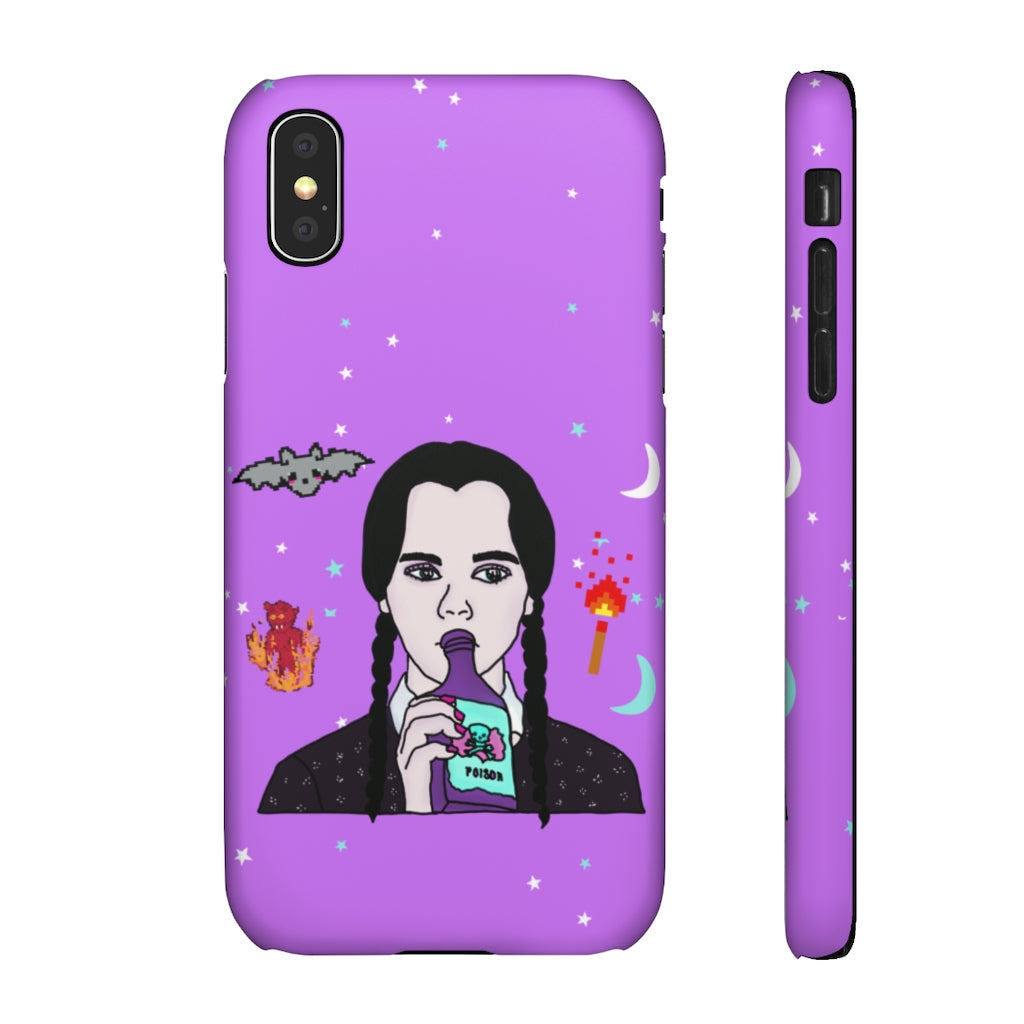 Wednesday Mood Phone Snap Case [purple]