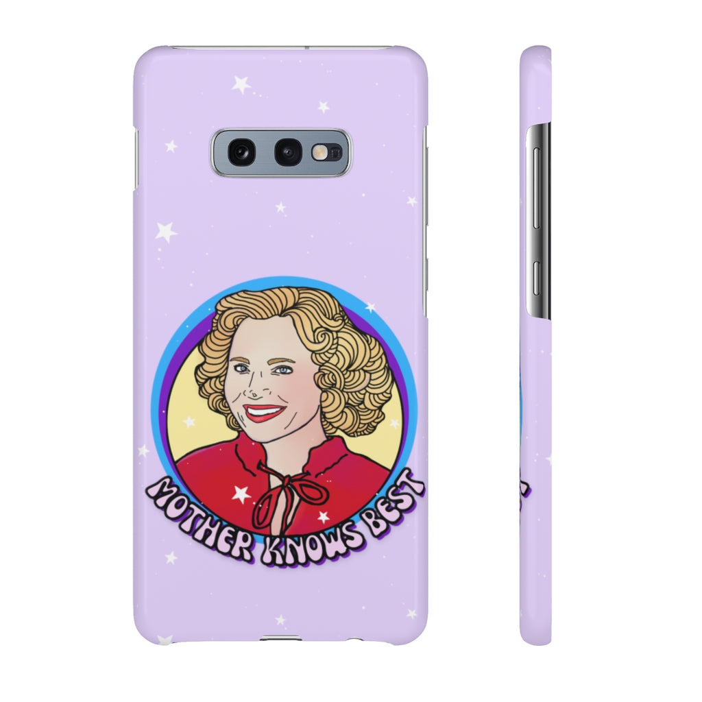 Kitty Forman "Mother Knows Best" Phone Snap Case [lilac]