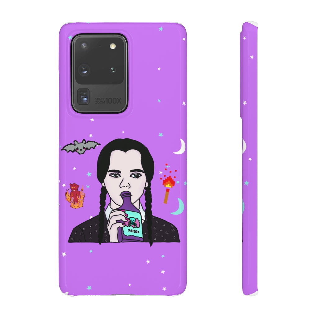 Wednesday Mood Phone Snap Case [purple]