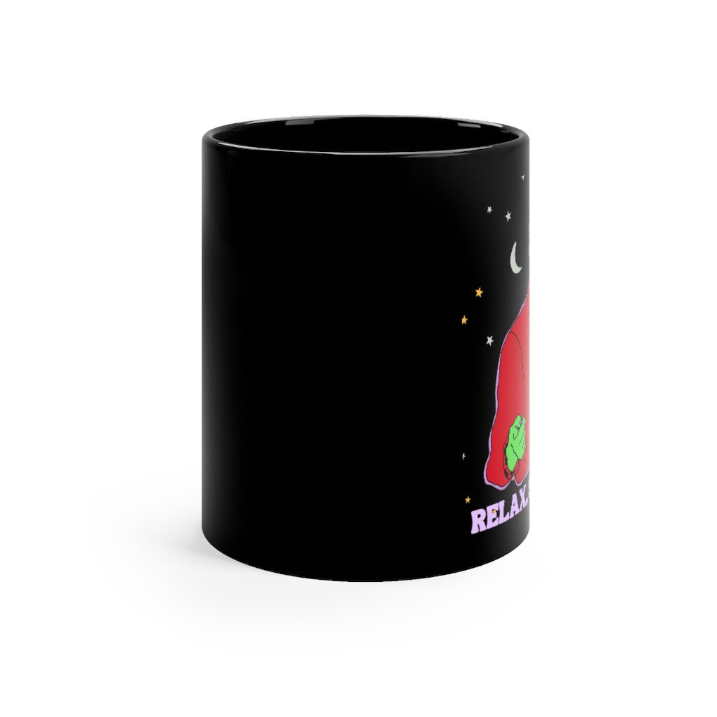 Lorne "Relax, Sweetie Pie" Black Mug