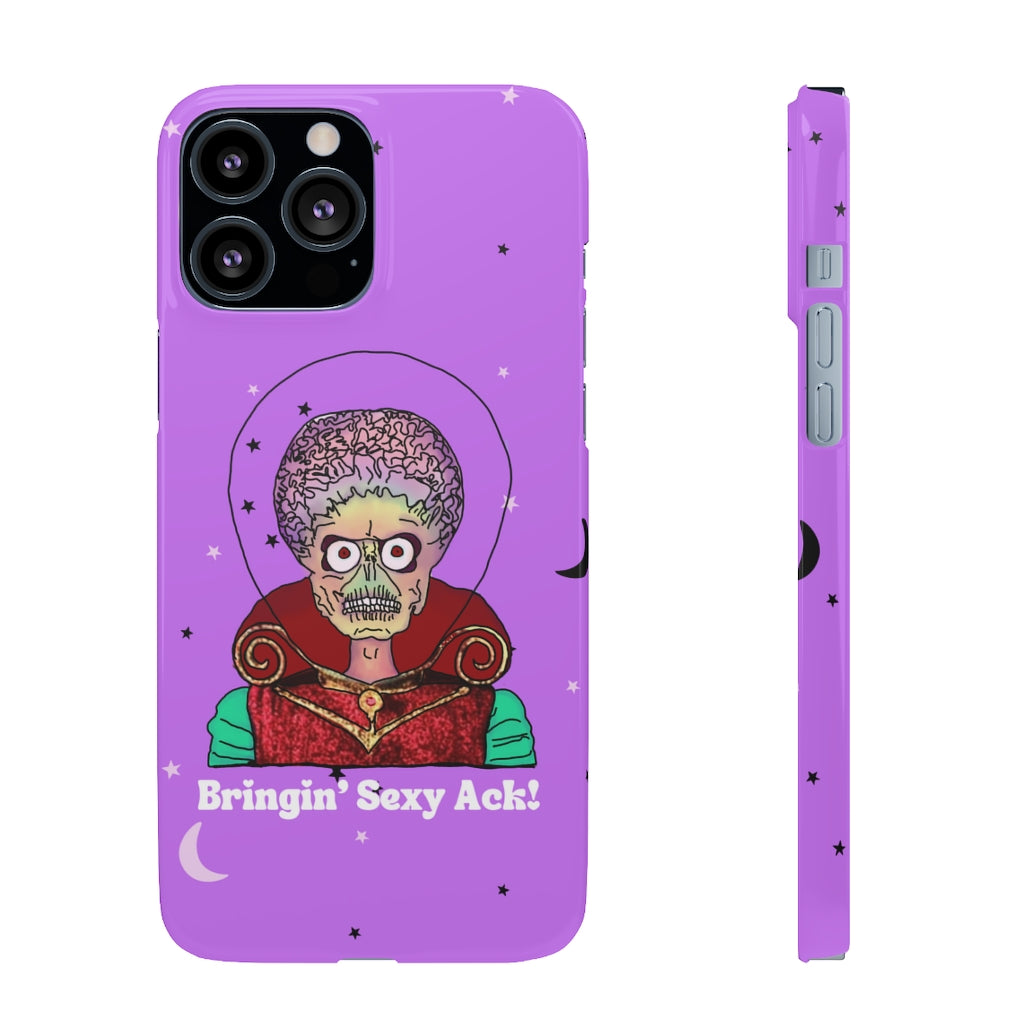Mars Attacks "Bringin' Sexy Ack!" Phone Snap Case [purple]