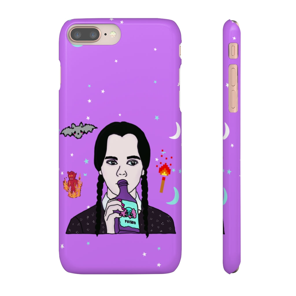 Wednesday Mood Phone Snap Case [purple]