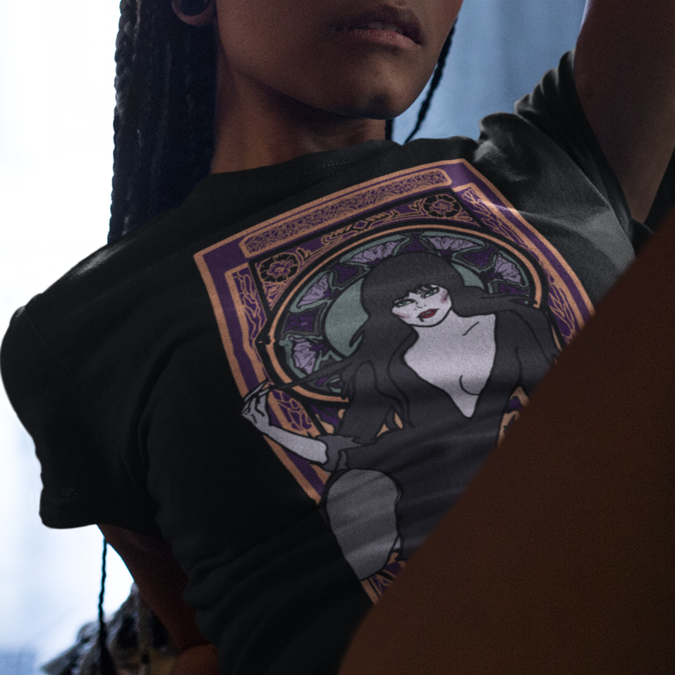 Elvira Art Nouveau Unisex T-Shirt
