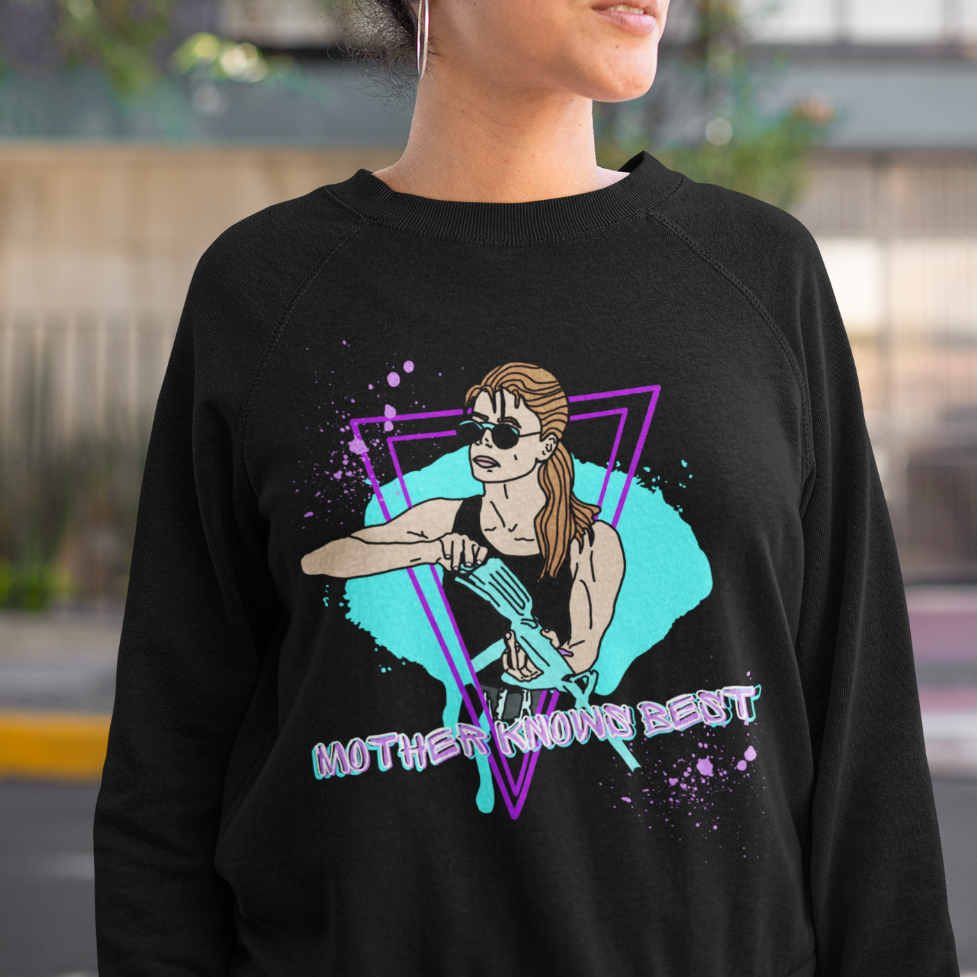 Sarah Connor "Mother Knows Best" Comfy Sweatshirt