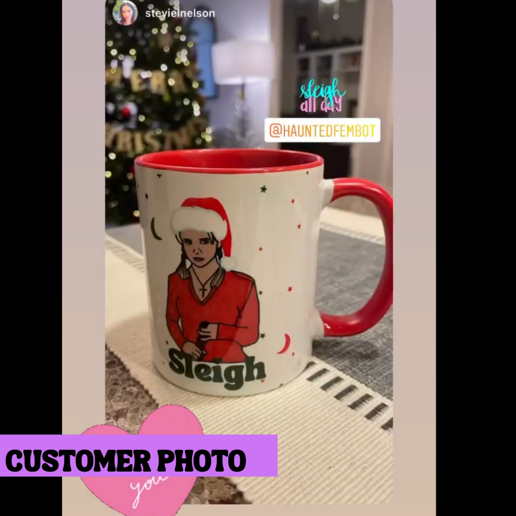 Sleigh Buffy Christmas Coffee Mug