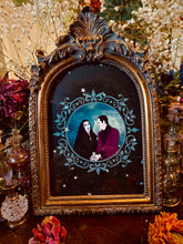 Load image into Gallery viewer, Gomez &amp; Morticia Halloween Blank Wedding/ Anniversary Card Set (4 Pack) or Single Card
