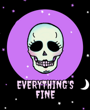 Load image into Gallery viewer, Everything&#39;s Fine Skull Unisex Heavy Blend™ Crewneck Sweatshirt
