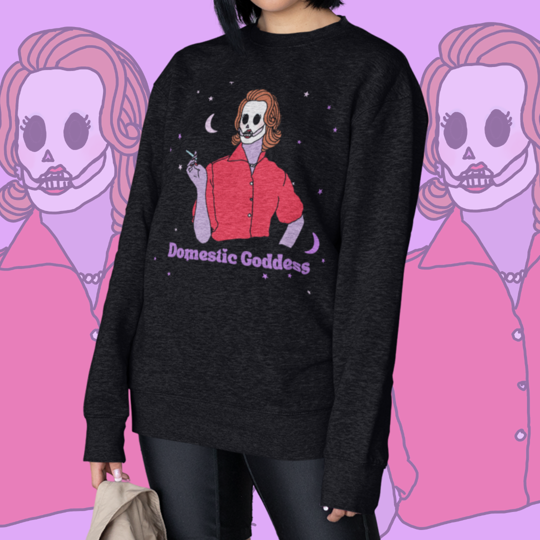 Domestic Goddess Comfy Sweatshirt