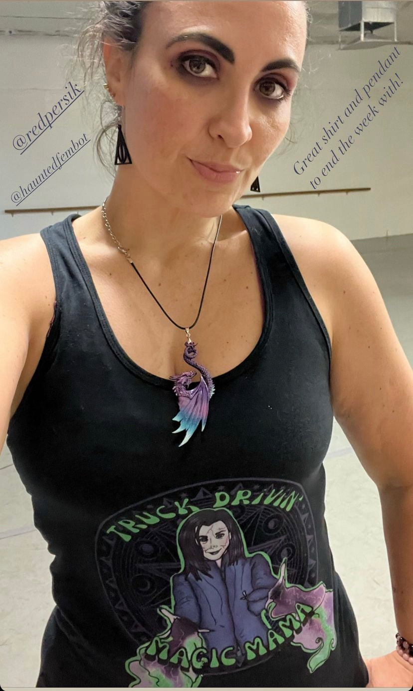 "Truck Drivin' Magic Mama" Racerback Tank