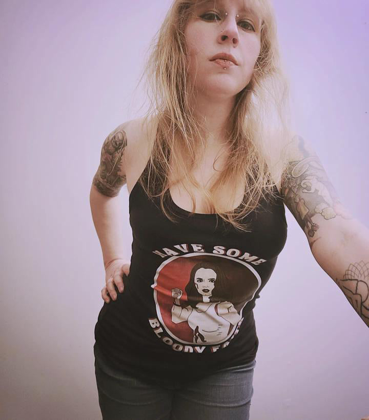 "Have Some Bloody Faith"  Racerback Tank