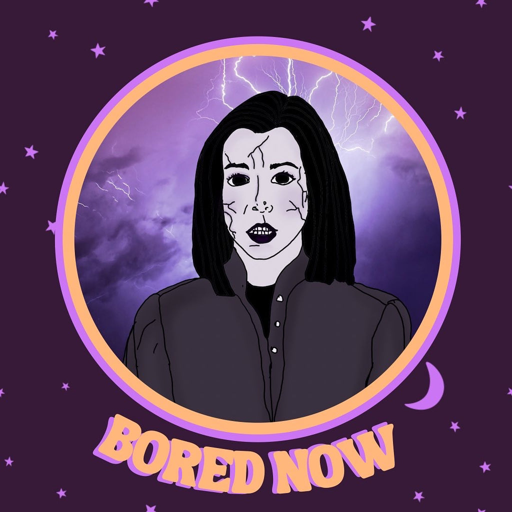 Bored Now Dark Willow Unisex Comfy Sweatshirt