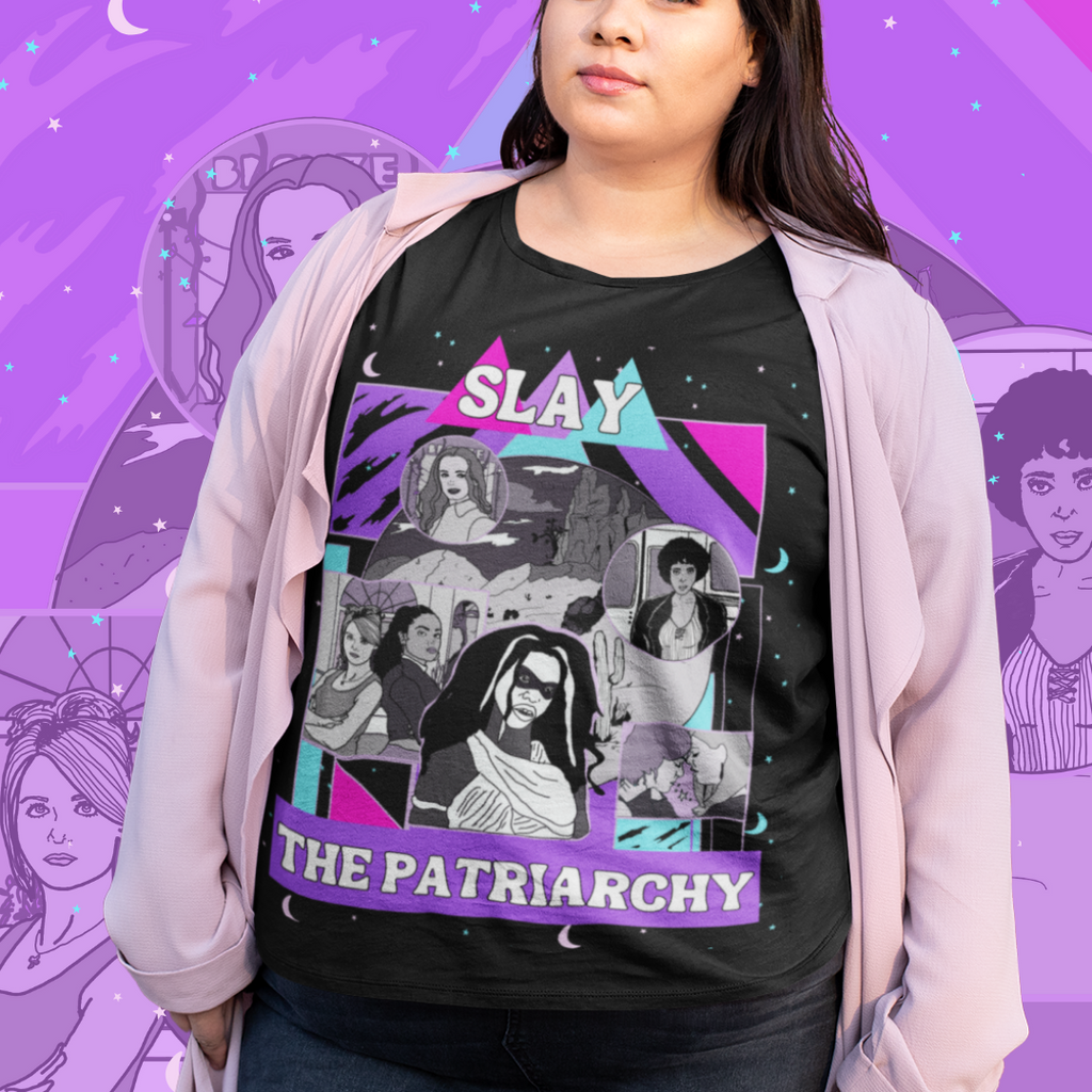 “Slay the Patriarchy” Women of Buffy  Super Soft T-shirt