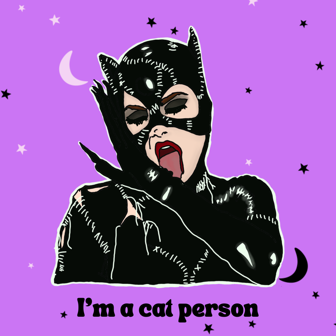 "I'm a Cat Person" Comfy Crewneck Sweatshirt