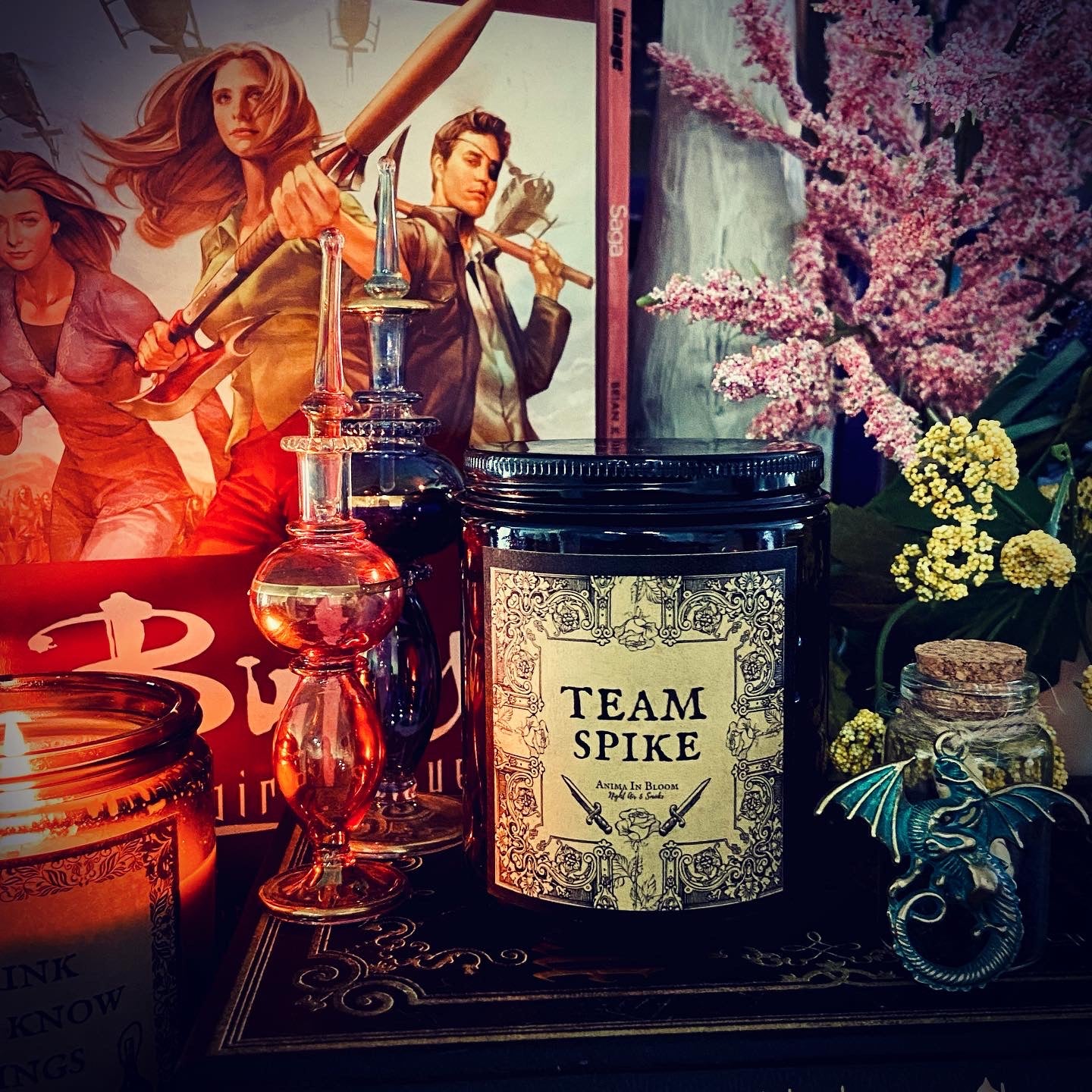 Team Spike Buffy The Vampire Slayer Candle