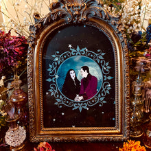 Load image into Gallery viewer, Gomez &amp; Morticia Halloween Blank Wedding/ Anniversary Card Set (4 Pack) or Single Card
