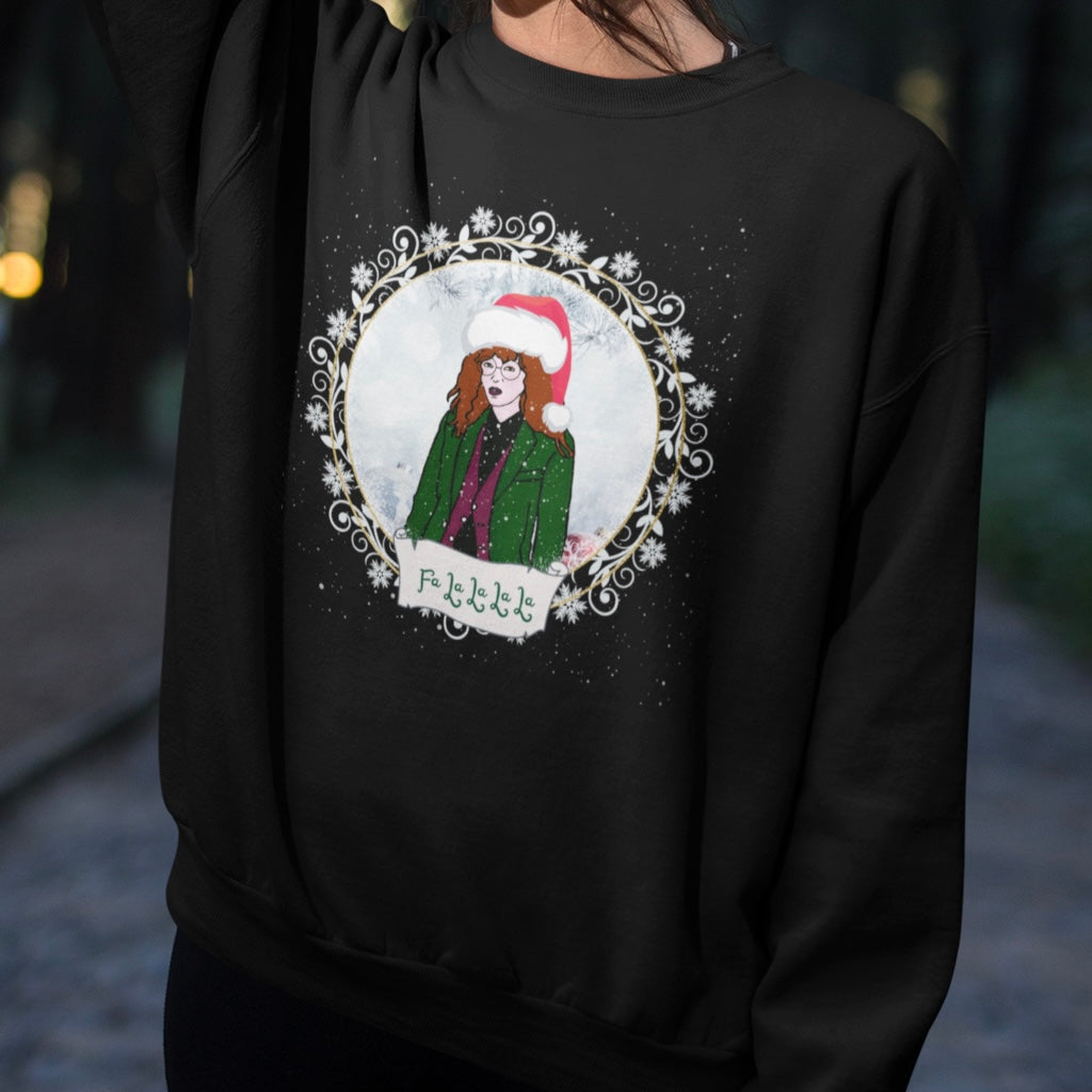 "Fa La La La La" Christmas Unisex Heavy Blend™ Crewneck Sweatshirt