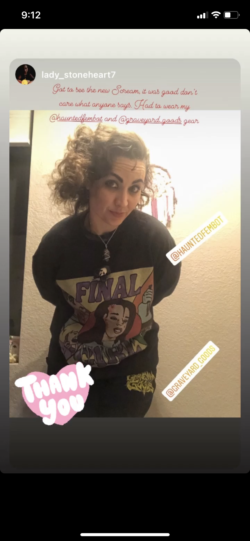Final Girl Comfy Sweatshirt