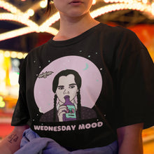 Load image into Gallery viewer, “Wednesday Mood” Wednesday Addams Super Soft T-shirt
