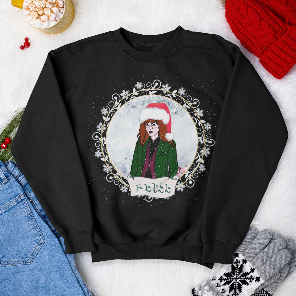 "Fa La La La La" Christmas Unisex Heavy Blend™ Crewneck Sweatshirt