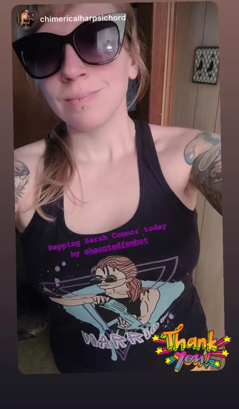 Sarah Connor "Warrior" Racerback Tank