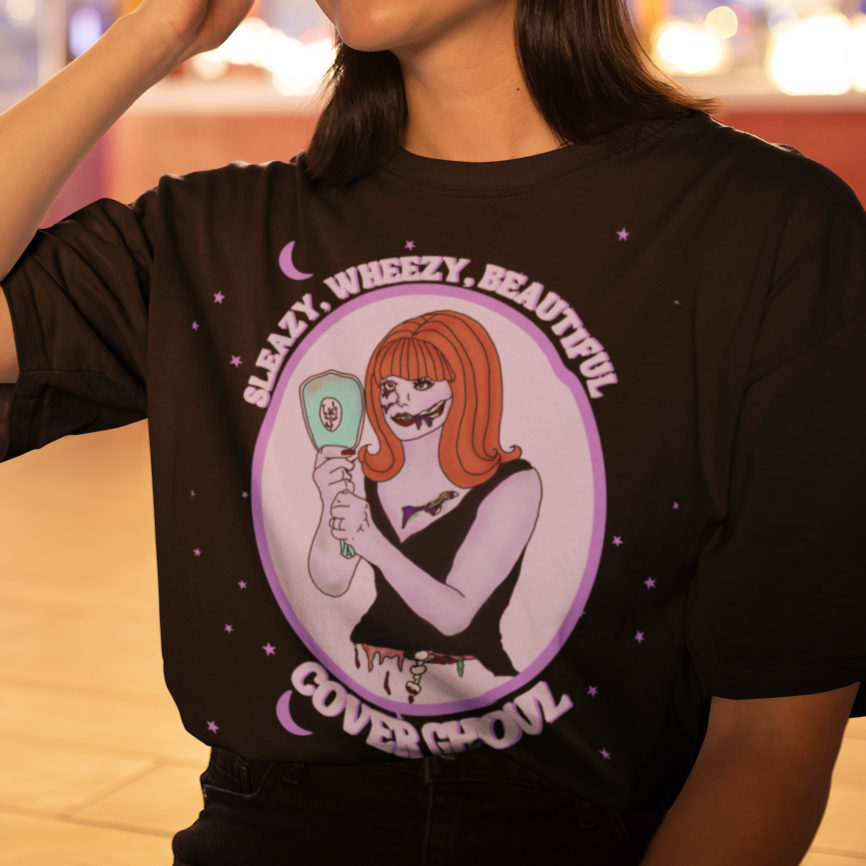 Sleazy, Wheezy, Beautiful Cover Ghoul Super Soft T-Shirt