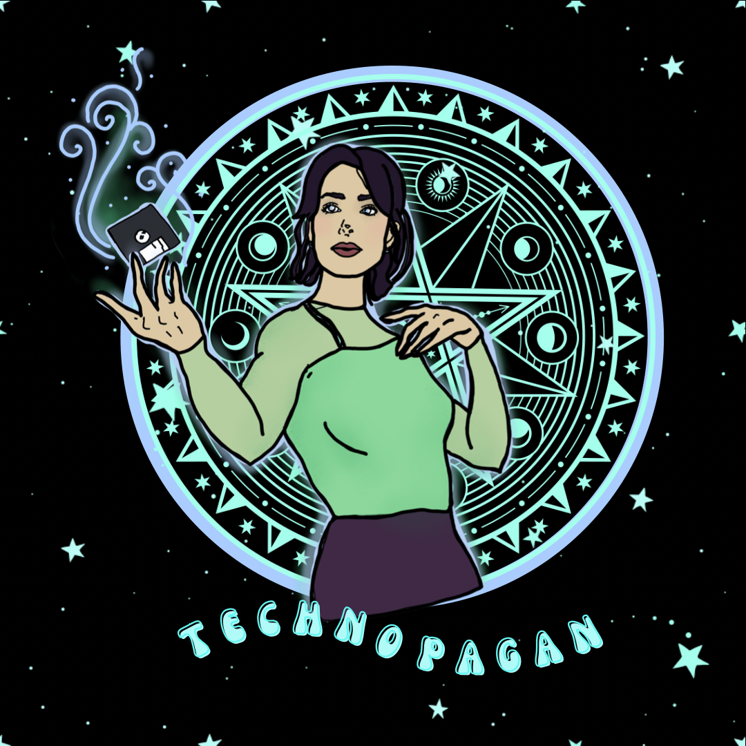 Technopagan Jenny Calendar Mouse Pad