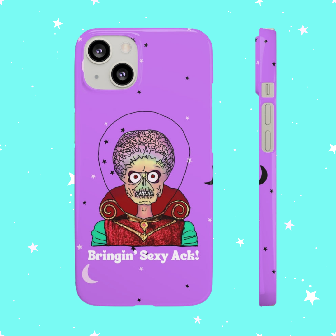 Mars Attacks "Bringin' Sexy Ack!" Phone Snap Case [purple]