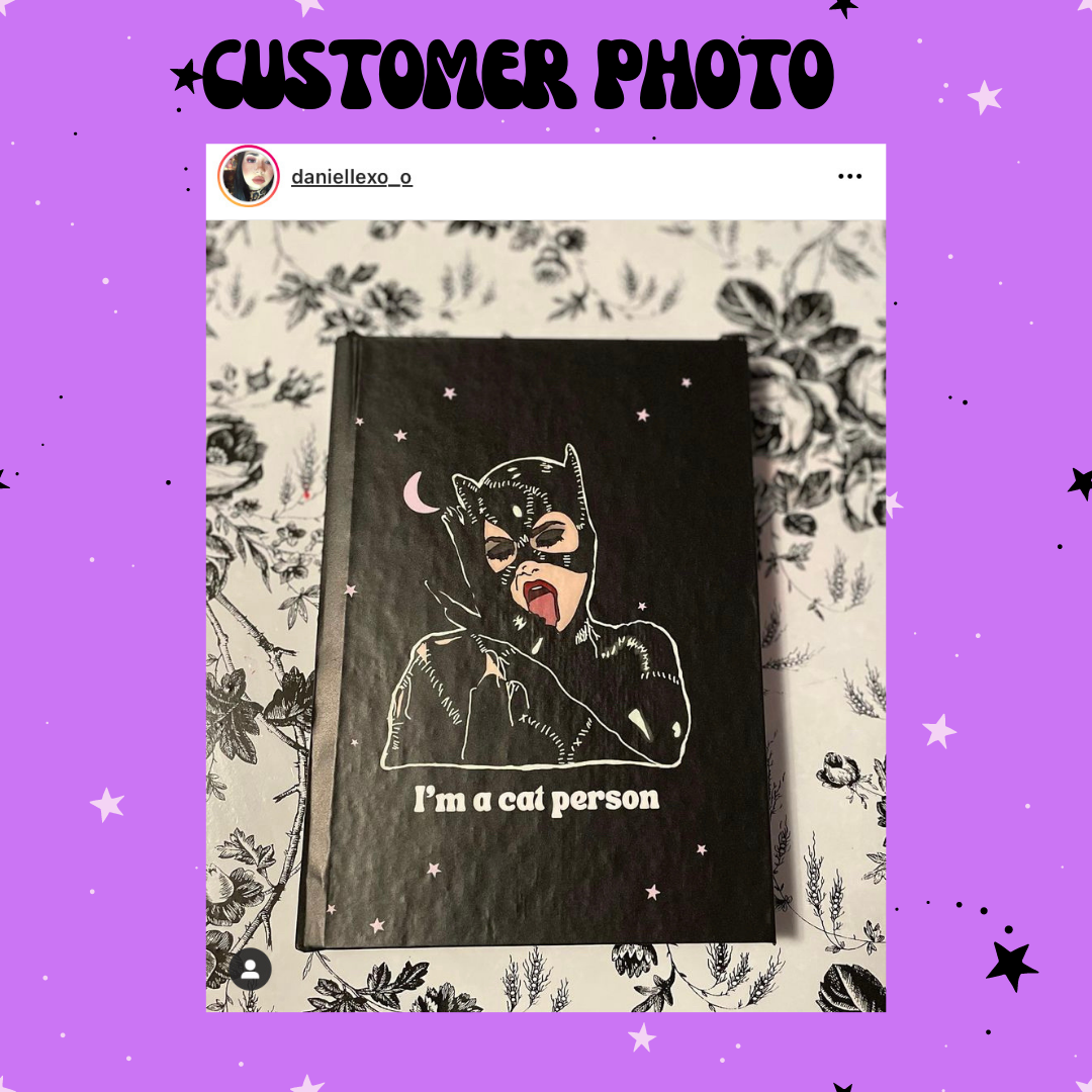 "I'm a Cat Person" Hardcover Lined Journal