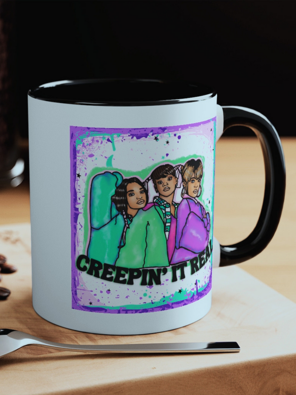 Creepin' it Real TLC 90's Coffee Mug