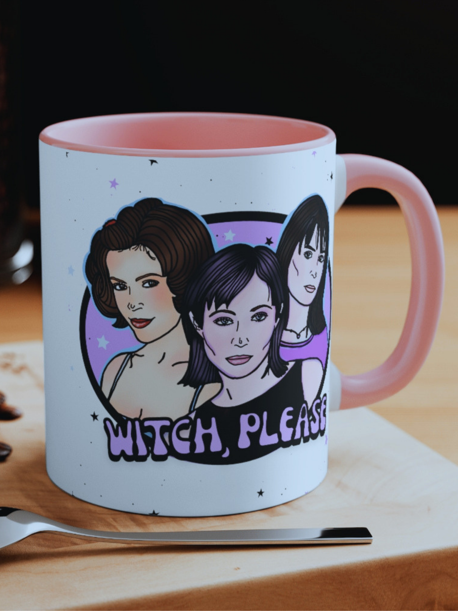 "Witch, Please"  Coffee & Tea Mug [pink]