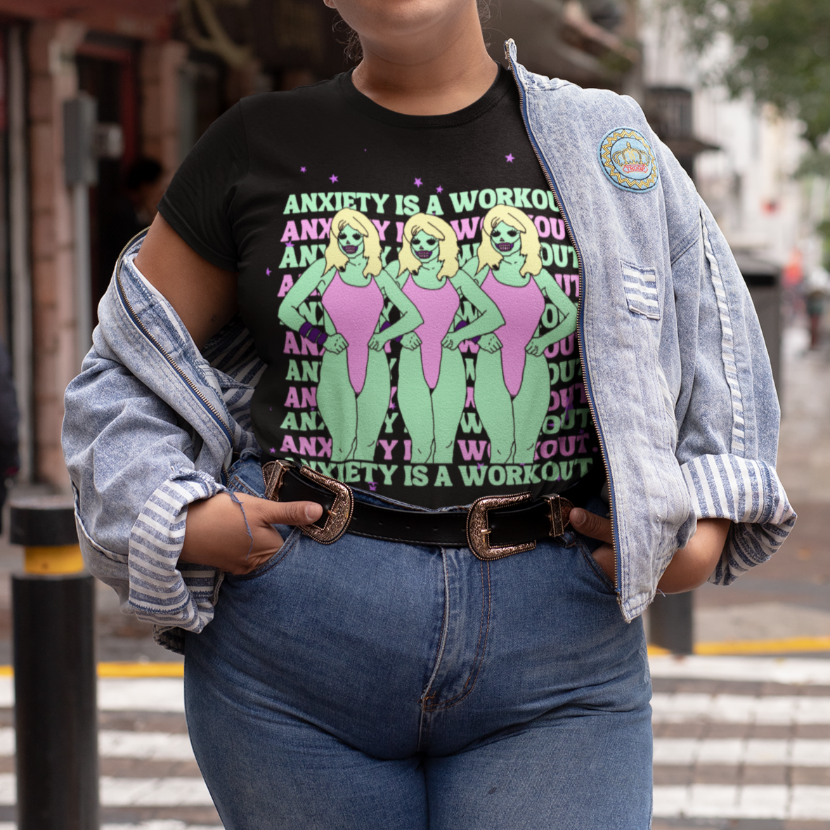 Anxiety is a Workout Super Soft T-Shirt