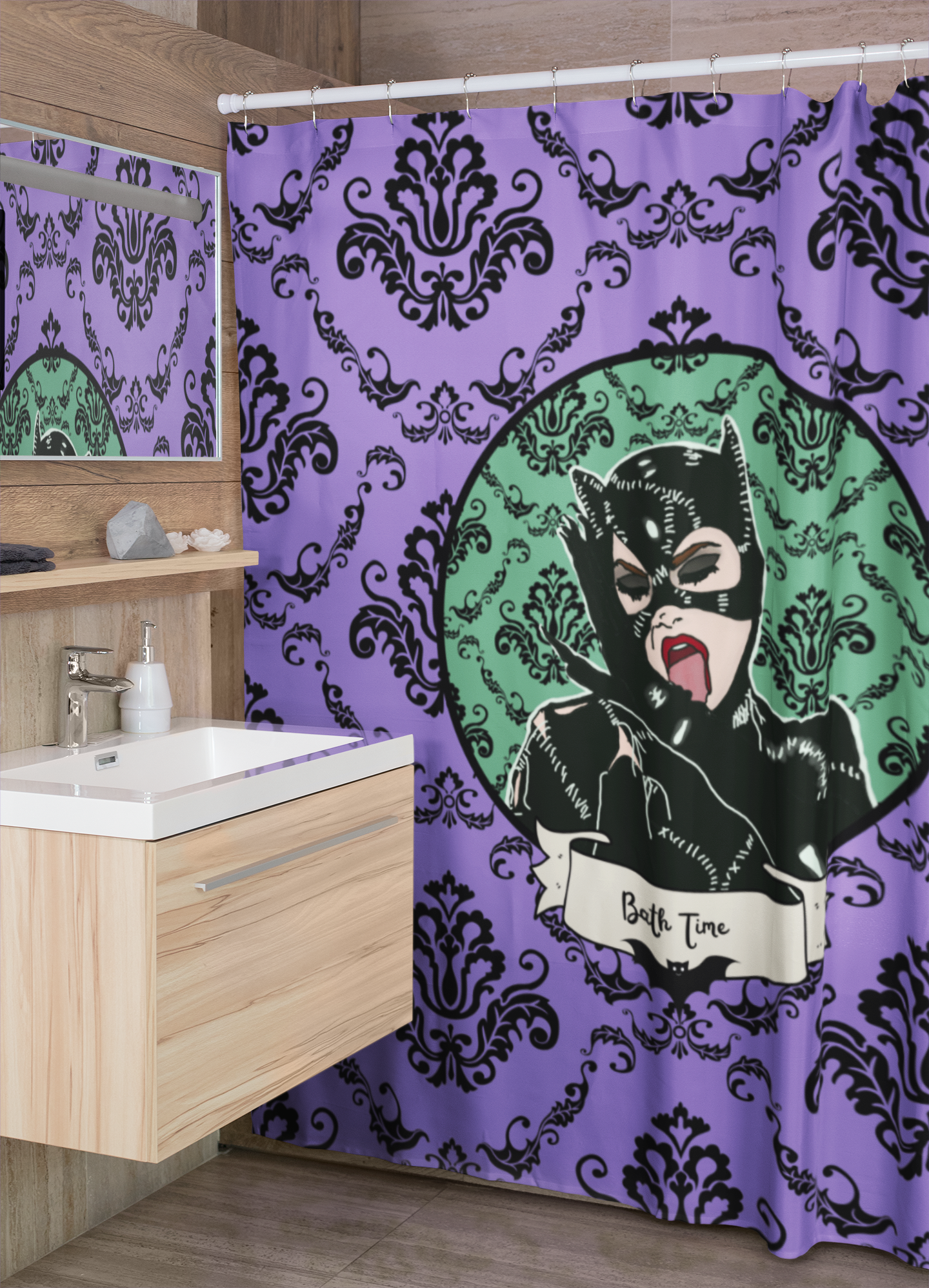 Bath Time  Shower Curtain