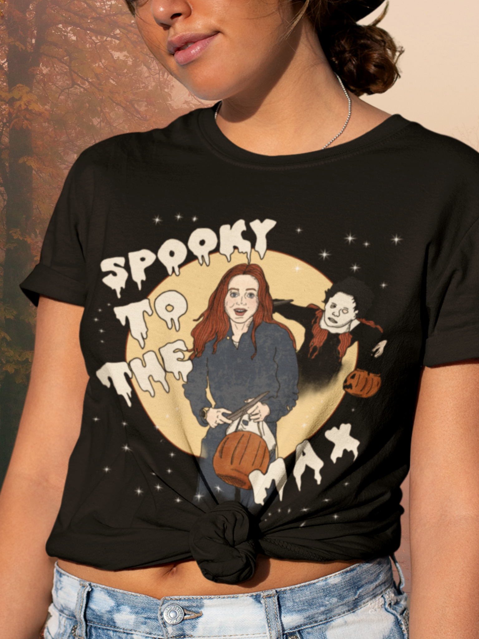 "Spooky to the Max" ST Vintage Style Unisex Tee