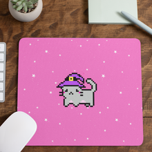 Load image into Gallery viewer, Witchy Koji Kitty Mouse Pad [pink]
