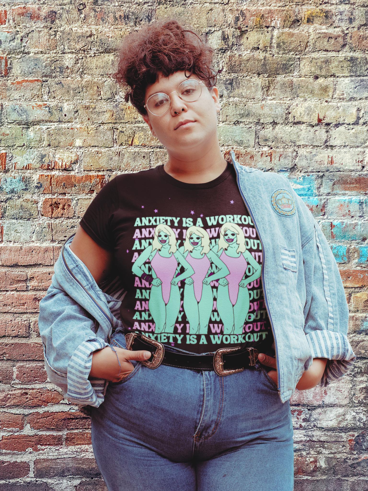 Anxiety is a Workout Super Soft T-Shirt