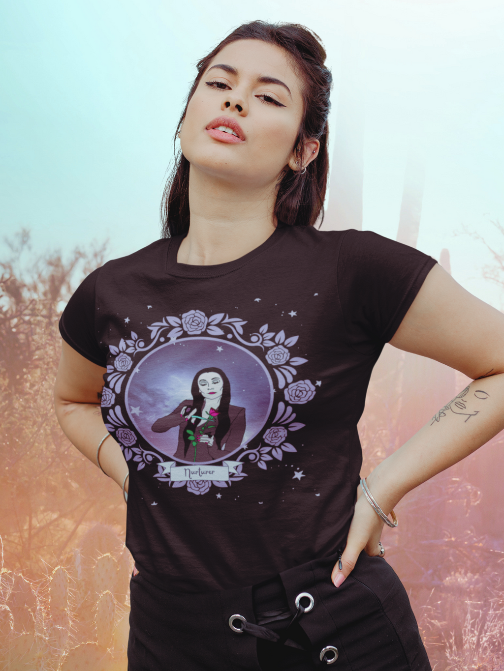 “Nurturer” Morticia Unisex T-shirt